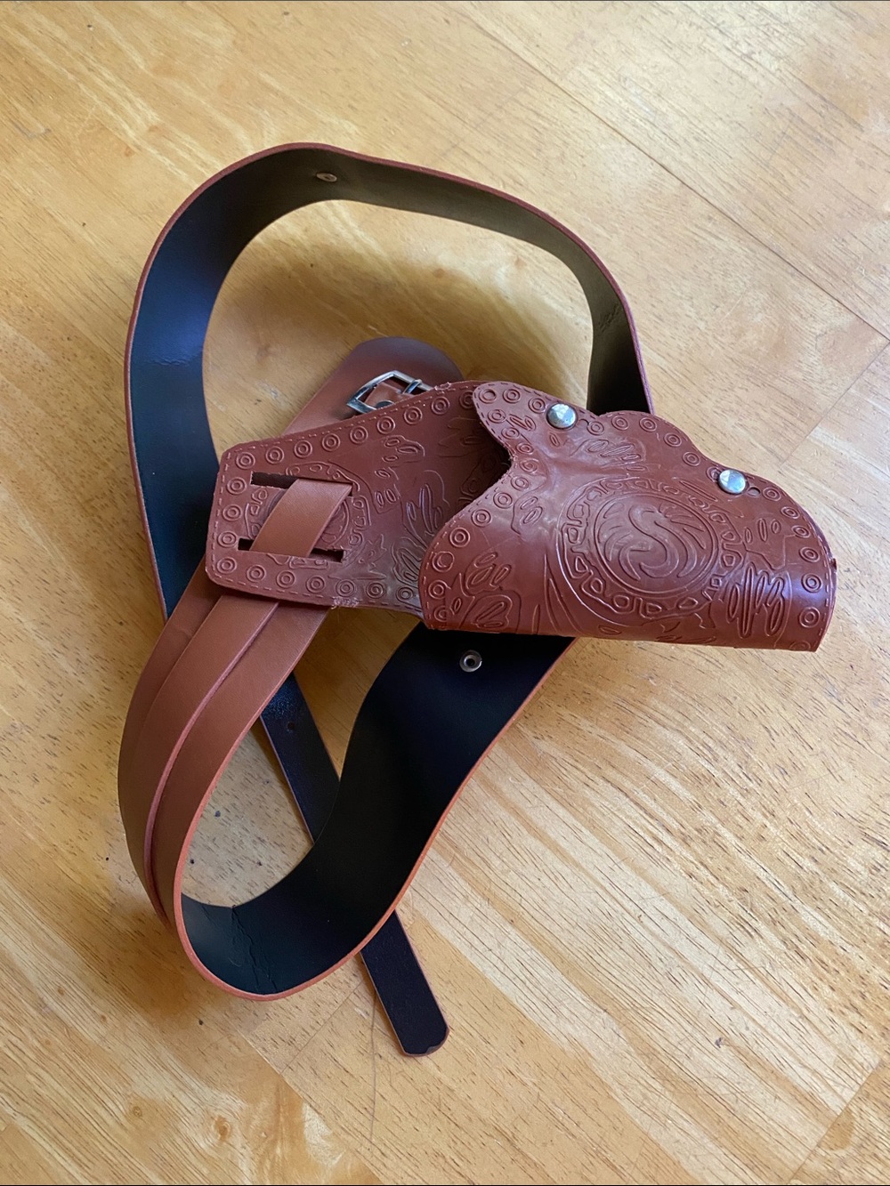 Vintage Cowboy Western style Holster toy with belt 25-34